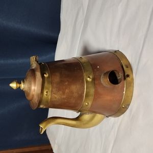 Mexico Corbe Talaquepaque Valdez Brass and copper coffee/tea pot